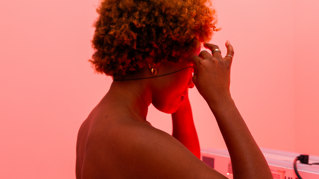 Woman in Red Light