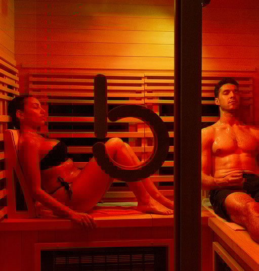 Couple in Sauna