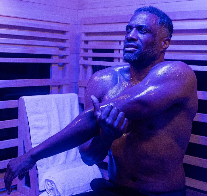 Man in Sauna